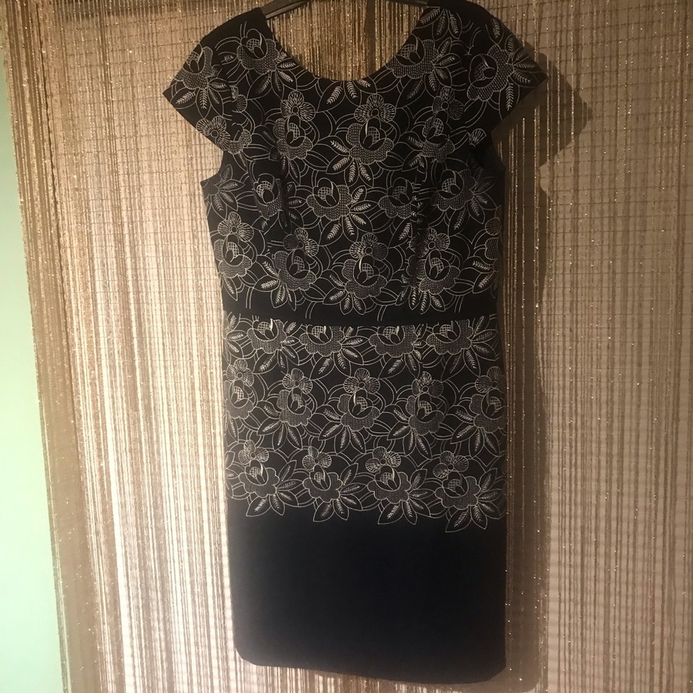 Navy and White dress
